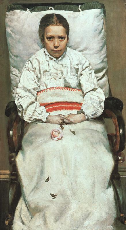 Christian Krohg The Sick Girl France oil painting art